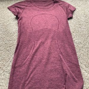 Purple Lululemon Fitted top